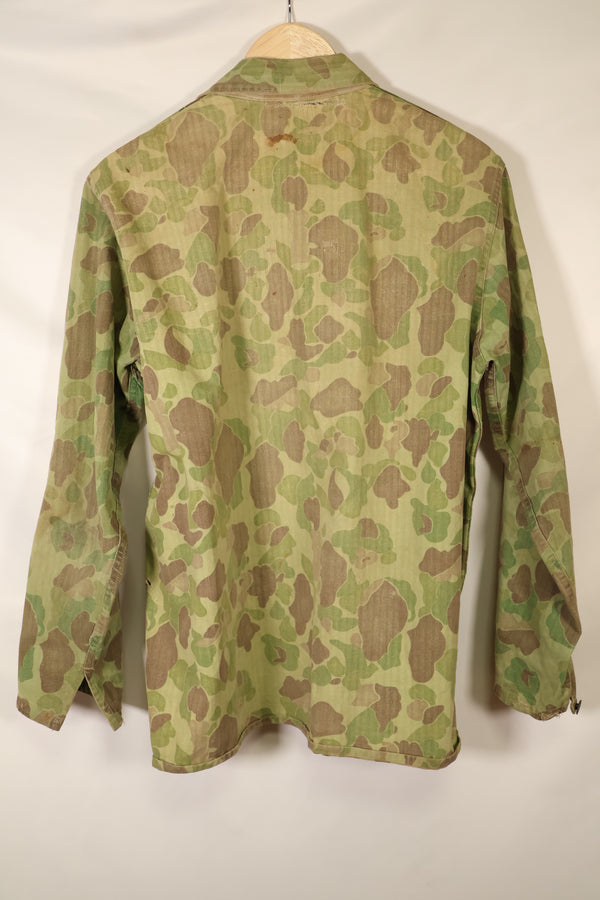 1940年代　WWII　USMC　P-44　フロッグスキン迷彩　ダックハンター　ジャケット　中古品