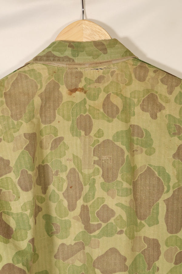 1940年代　WWII　USMC　P-44　フロッグスキン迷彩　ダックハンター　ジャケット　中古品