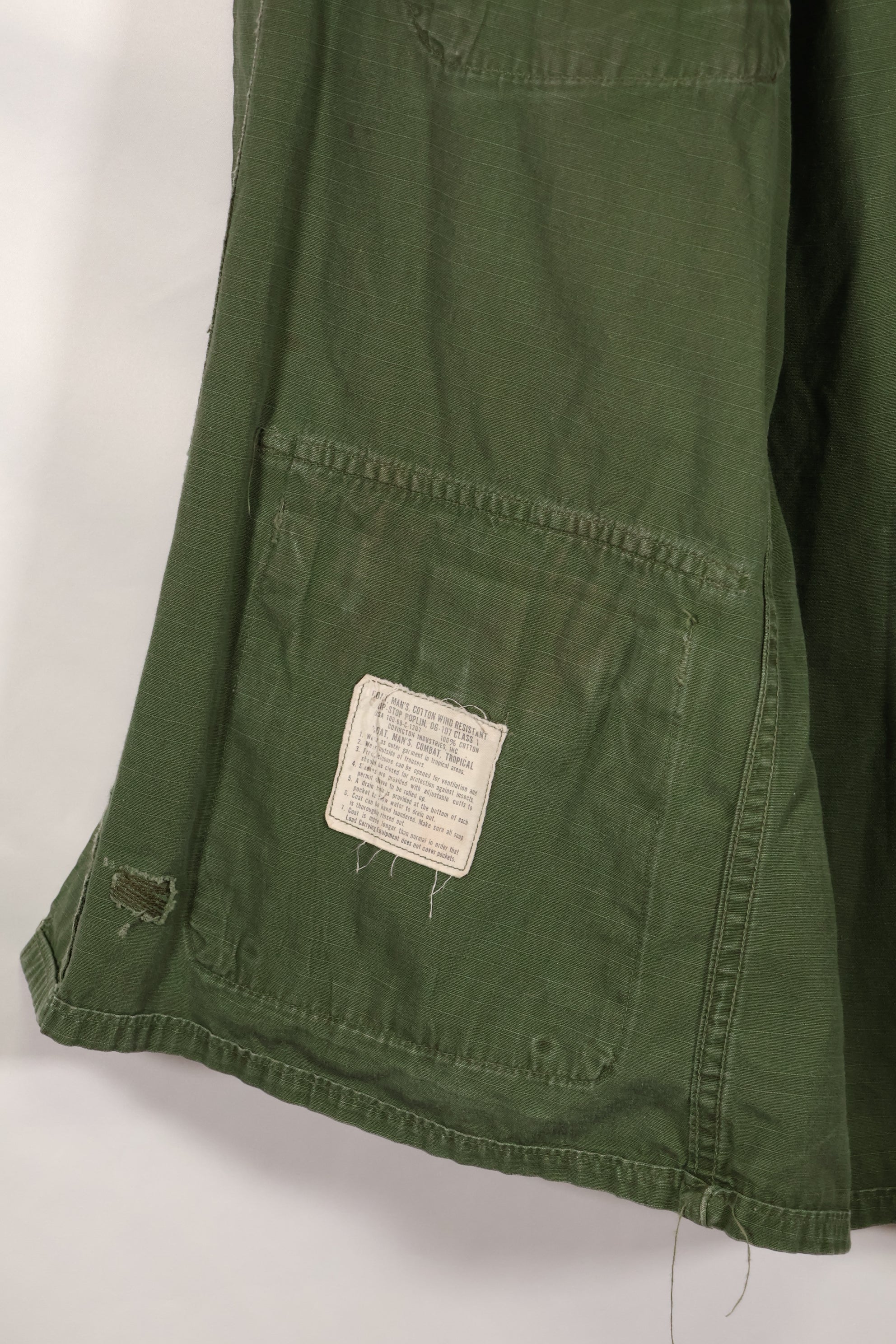 1969年頃　S-Sサイズ　4th Model ジャングルファティーグ　ジャケット　中古品　映画会社放出  I