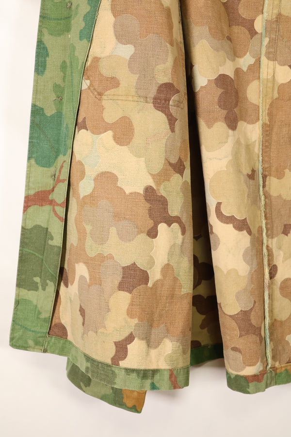 1960年代後半〜70年代前半頃　個人調達品　ミッチェル迷彩　USMC　OG-107 ユーティリティカット　シャツ　中古品