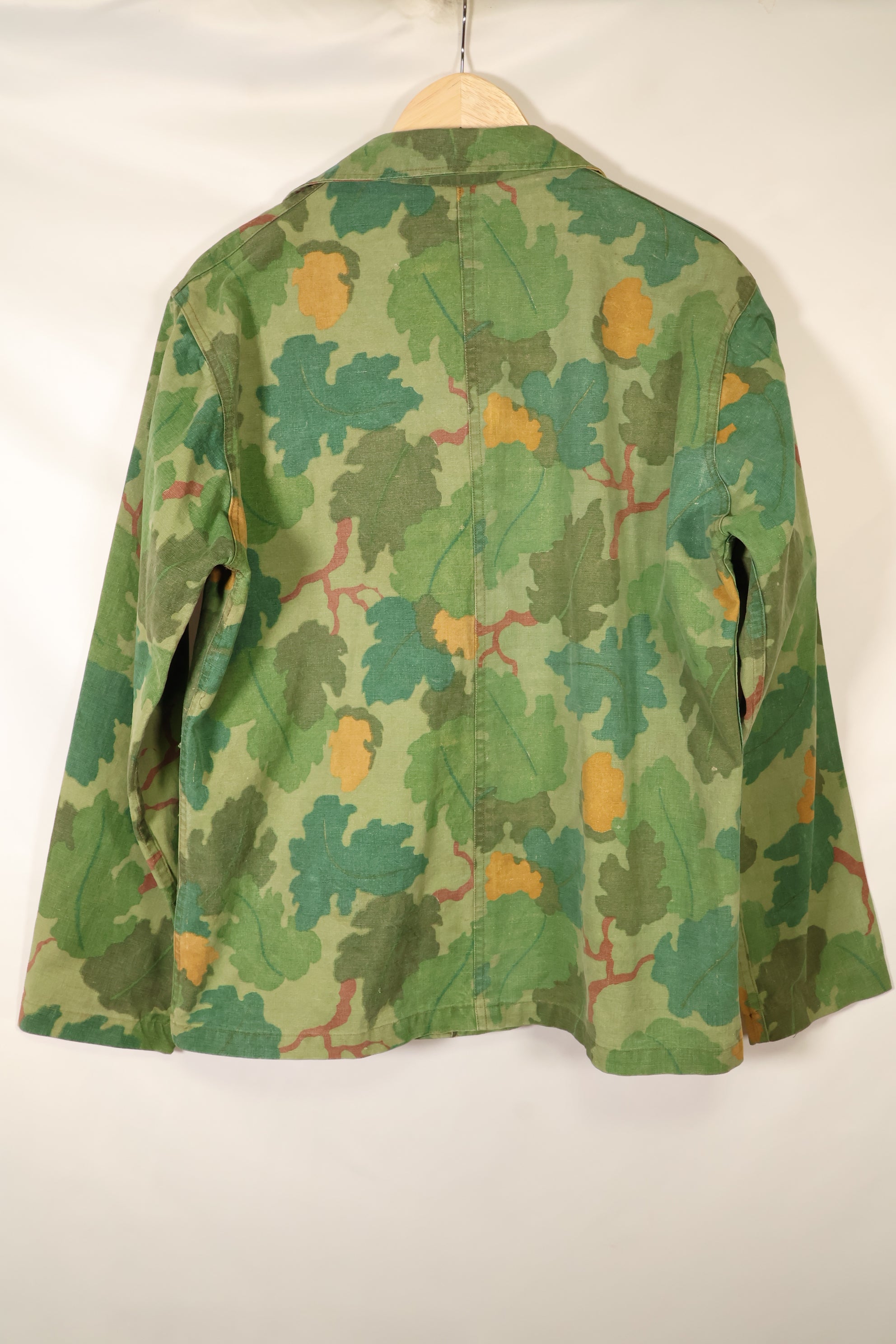 1960年代後半〜70年代前半頃　個人調達品　ミッチェル迷彩　USMC　OG-107 ユーティリティカット　シャツ　中古品