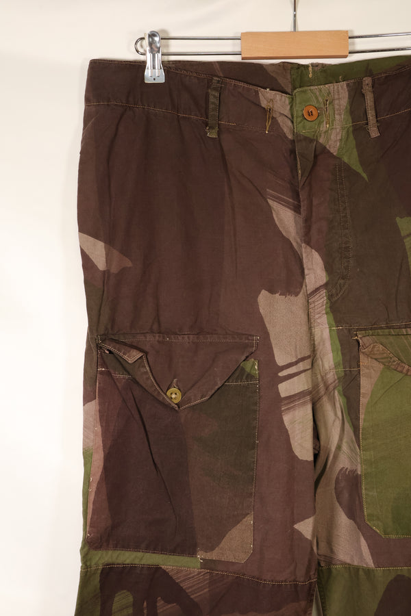 1940年代　WWII　英軍 SAS　Windproof迷彩　迷彩パンツ　個人改造あり　中古品