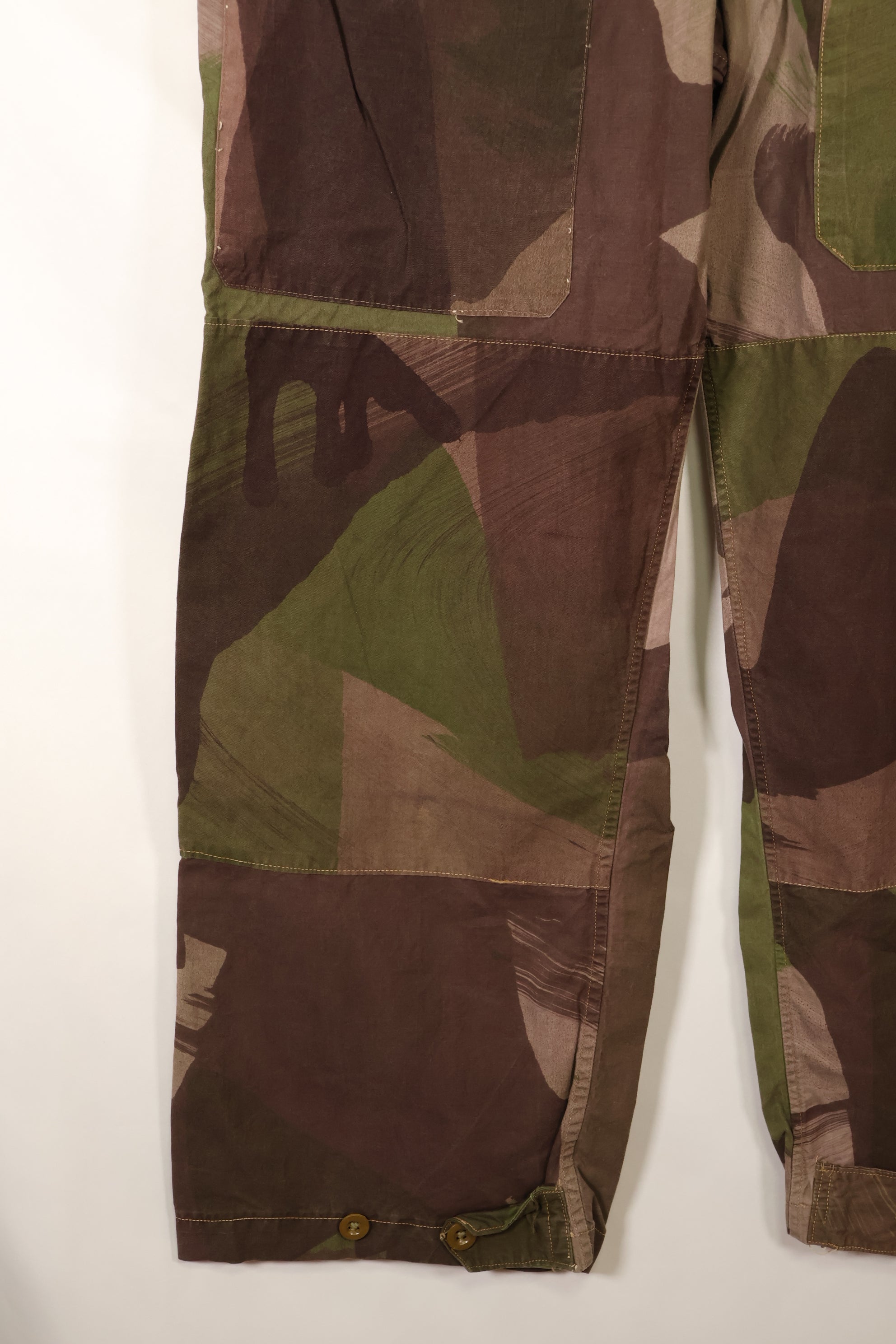 1940年代　WWII　英軍 SAS　Windproof迷彩　迷彩パンツ　個人改造あり　中古品