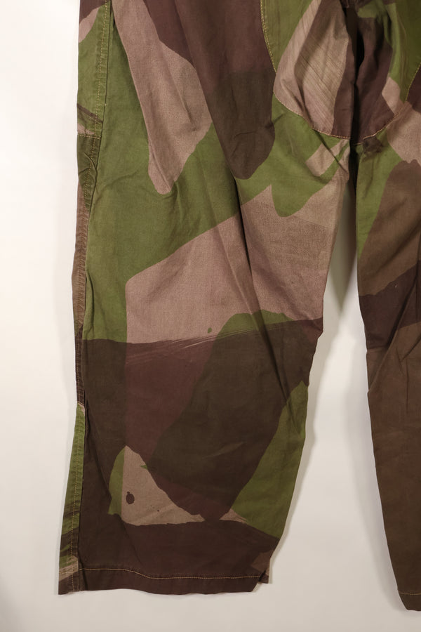 1940年代　WWII　英軍 SAS　Windproof迷彩　迷彩パンツ　個人改造あり　中古品