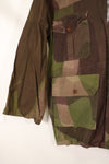 1940年代　WWII　英軍　Windproof迷彩 スモック　改造品　インドシナ戦争再現　戦後改造あり　中古品