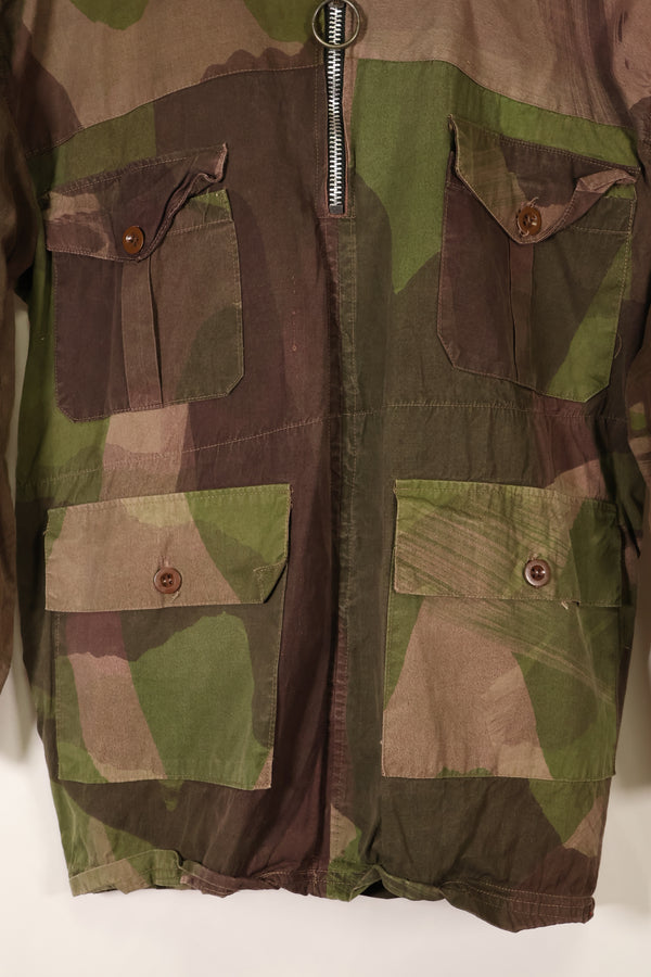 1940年代　WWII　英軍　Windproof迷彩 スモック　改造品　インドシナ戦争再現　戦後改造あり　中古品