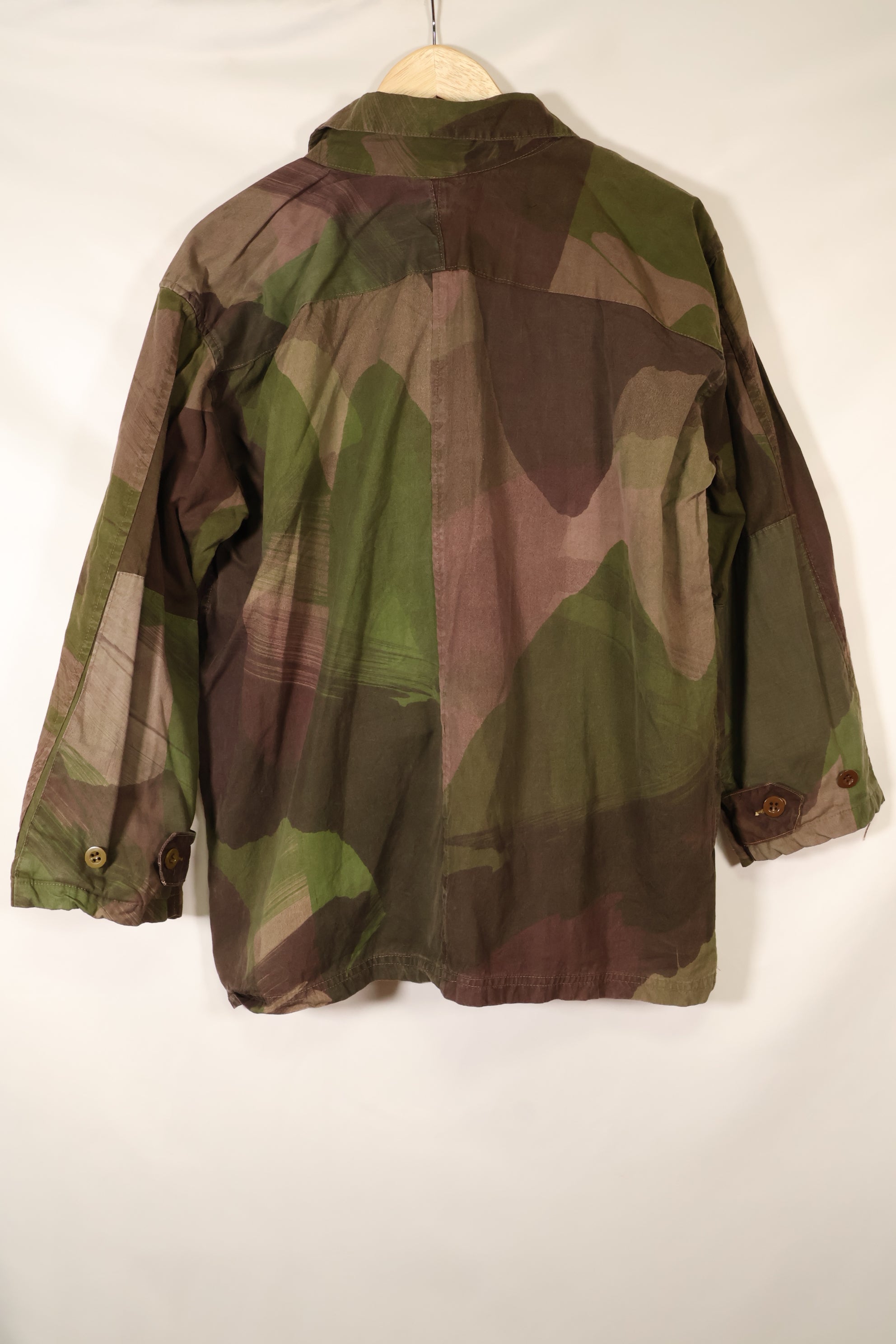 1940年代　WWII　英軍　Windproof迷彩 スモック　改造品　インドシナ戦争再現　戦後改造あり　中古品