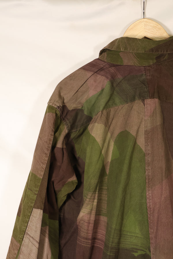 1940年代　WWII　英軍　Windproof迷彩 スモック　改造品　インドシナ戦争再現　戦後改造あり　中古品