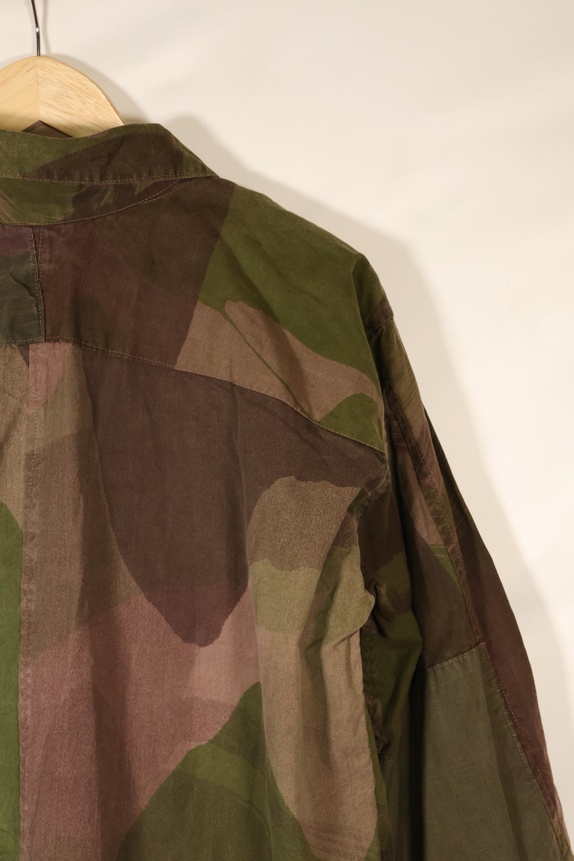 1940年代　WWII　英軍　Windproof迷彩 スモック　改造品　インドシナ戦争再現　戦後改造あり　中古品