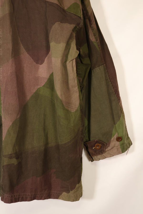 1940年代　WWII　英軍　Windproof迷彩 スモック　改造品　インドシナ戦争再現　戦後改造あり　中古品