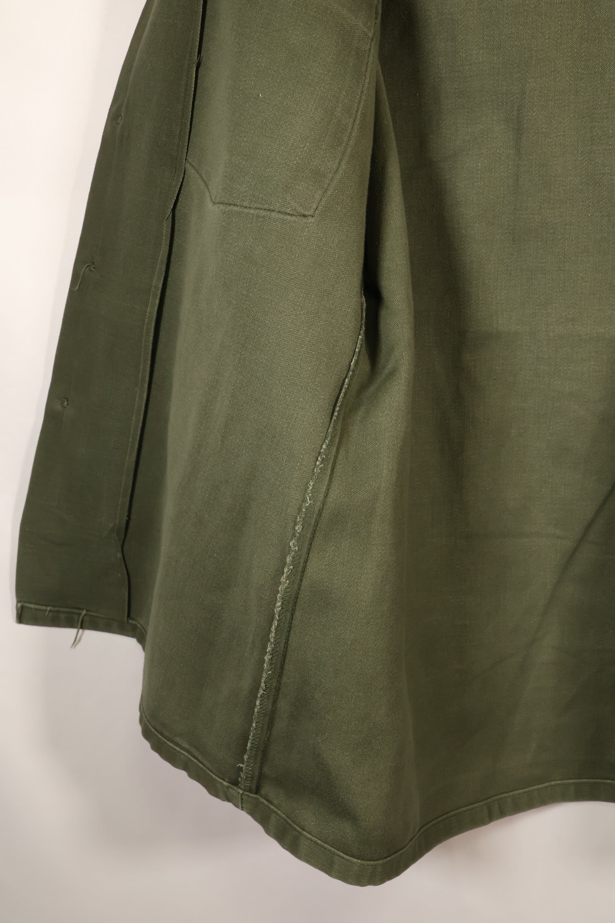 1972年契約　15 1/2 x 33　OG-107　ユーティリティシャツ　パッチ付き　中古品
