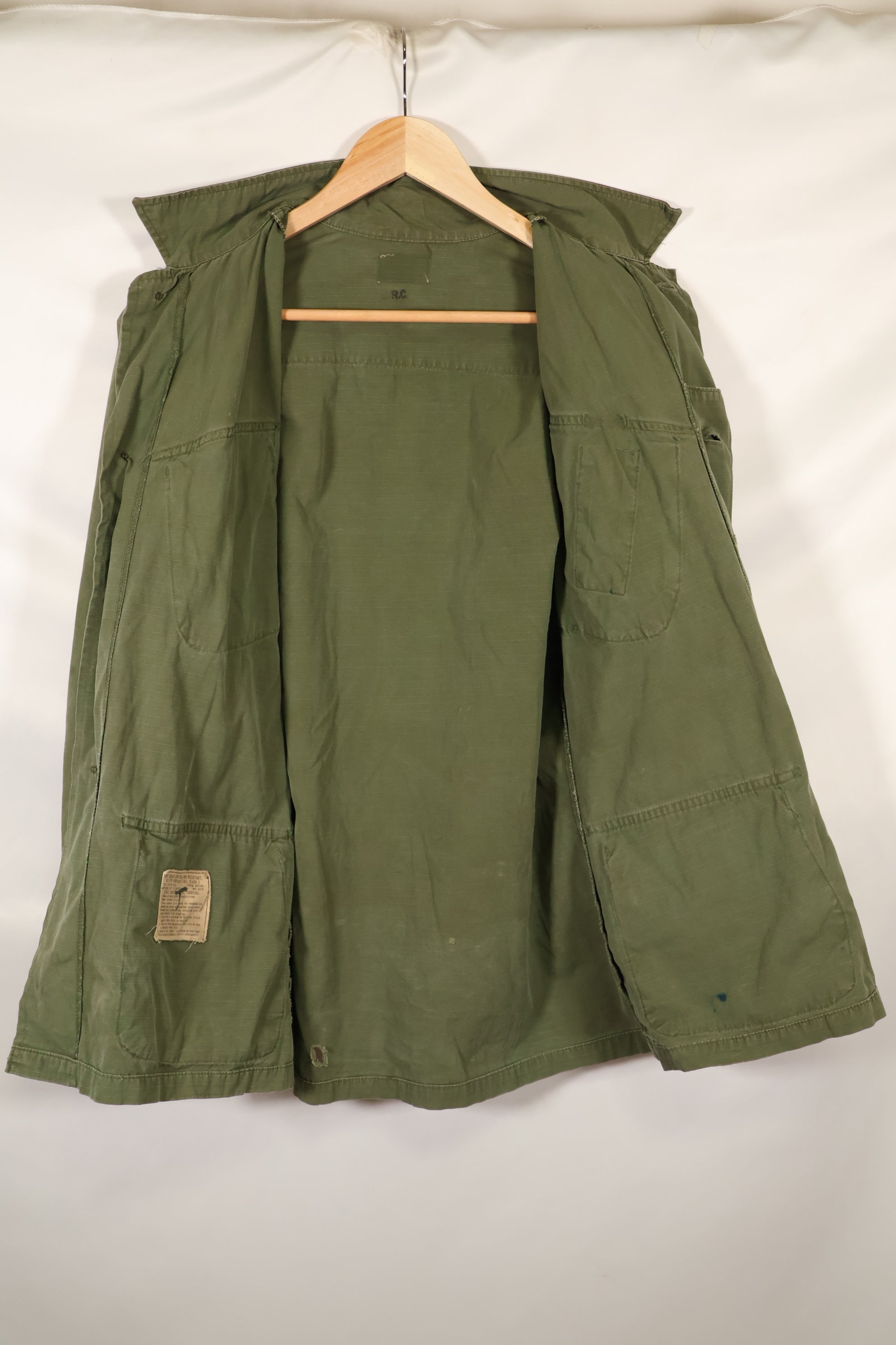 1968年契約　サイズ不明　4th Model ジャングルファティーグ　ジャケット　中古品　映画会社放出 (コピー)