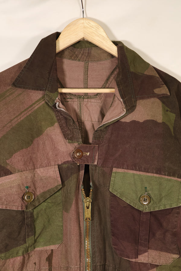 1940年代　WWII　英軍　Windproof迷彩 スモック　改造品　インドシナ戦争再現　戦後改造あり　中古品
