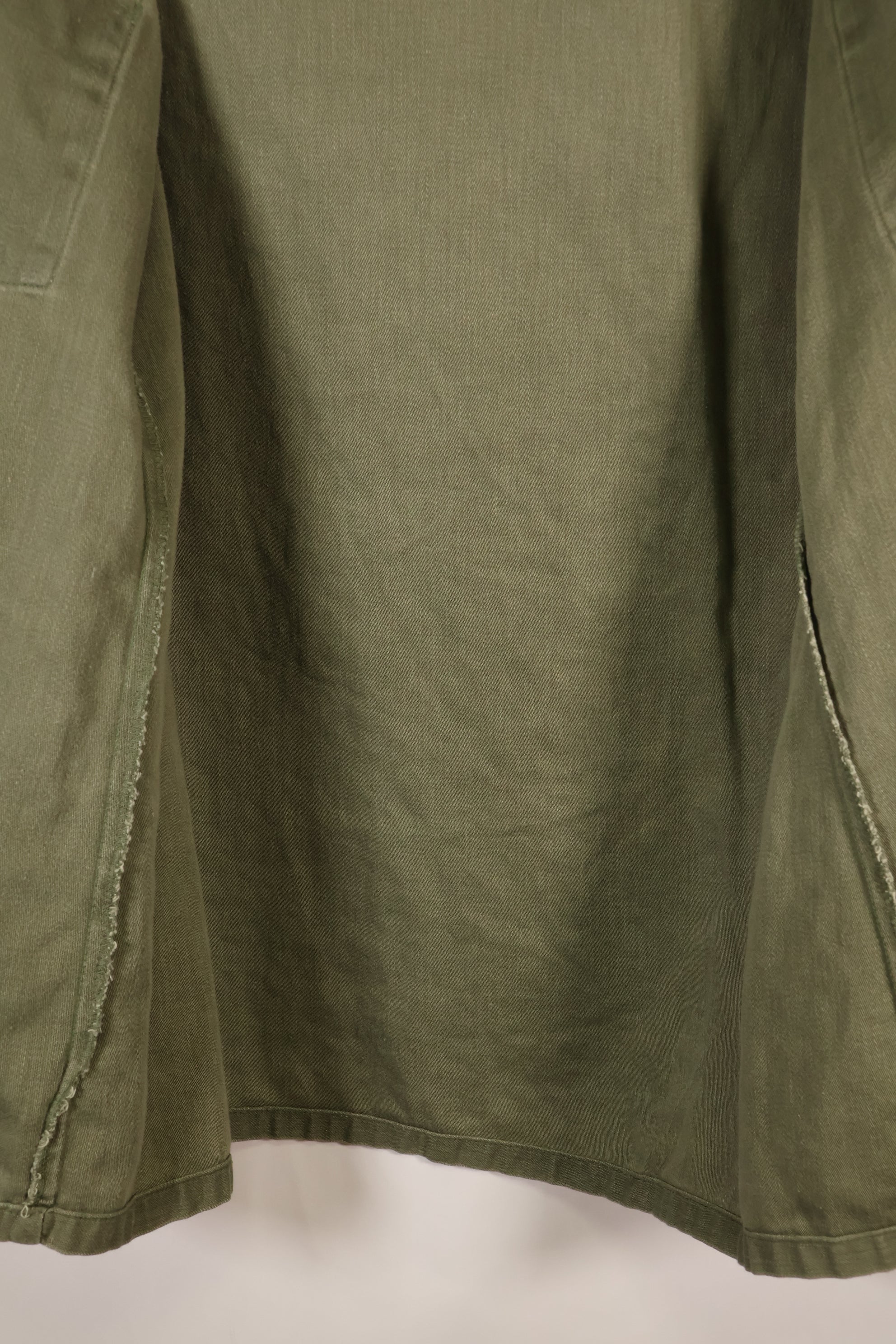 1960年代後半契約　16 1/2 x 32　OG-107　ユーティリティシャツ　パッチ付き　中古品