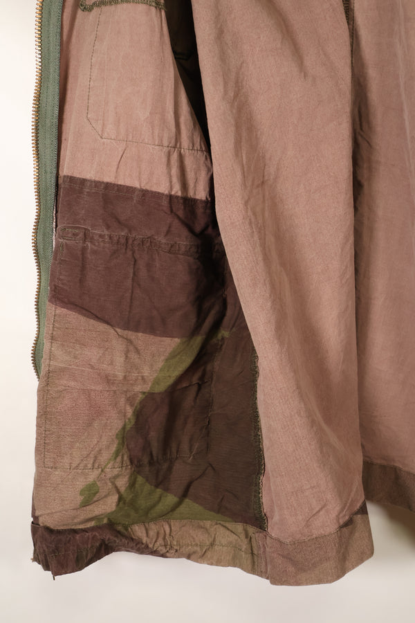 1940年代　WWII　英軍　Windproof迷彩 スモック　改造品　インドシナ戦争再現　戦後改造あり　中古品