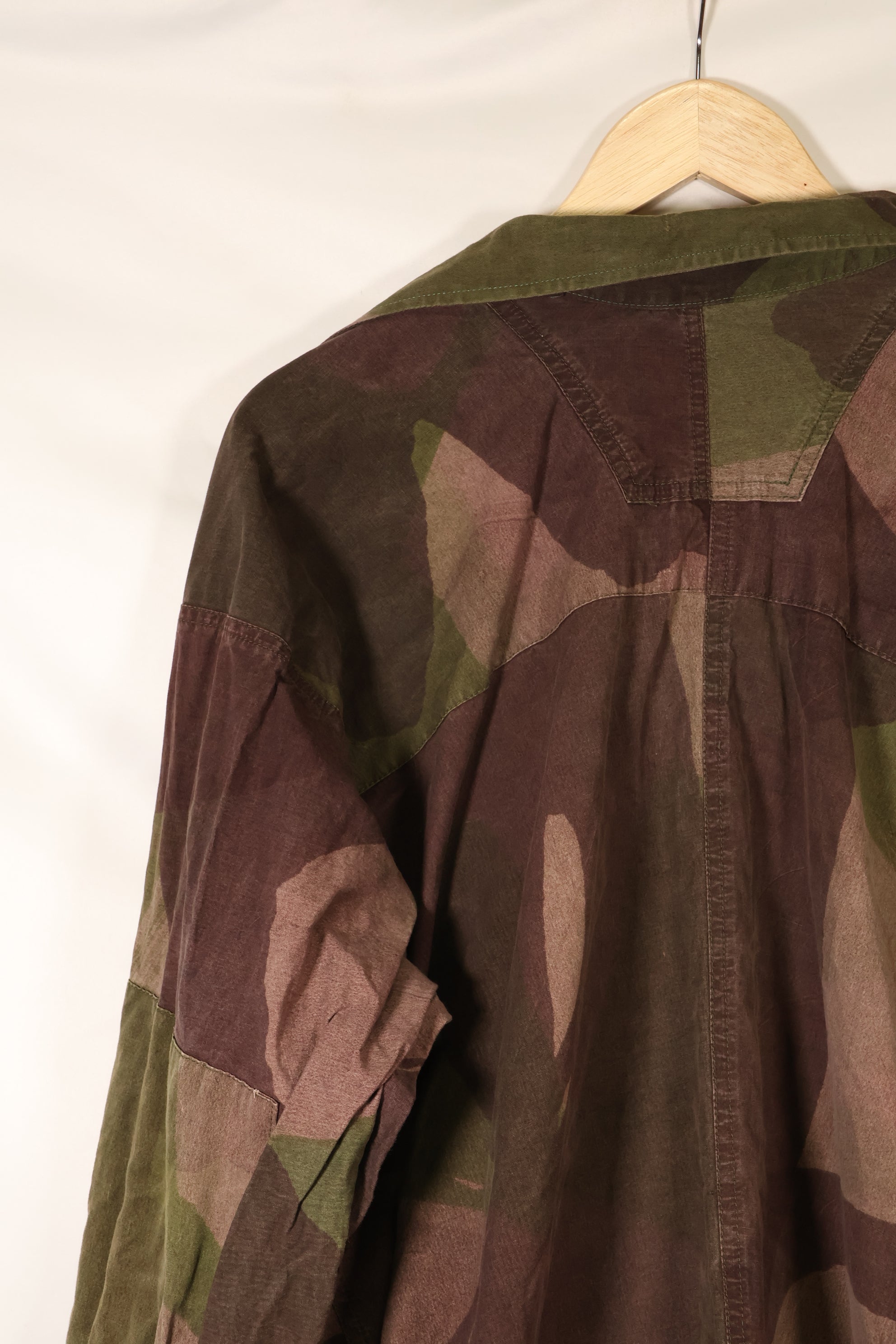 1940年代　WWII　英軍　Windproof迷彩 スモック　改造品　インドシナ戦争再現　戦後改造あり　中古品