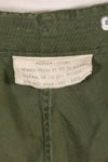1960年代中盤　MEDIUM-SHORT　2nd Model ジャングルファティーグ　パンツ　中古品