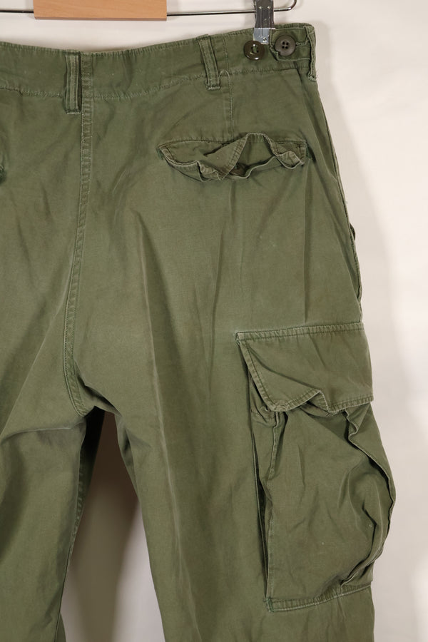 1960年代中盤　MEDIUM-SHORT　2nd Model ジャングルファティーグ　パンツ　中古品