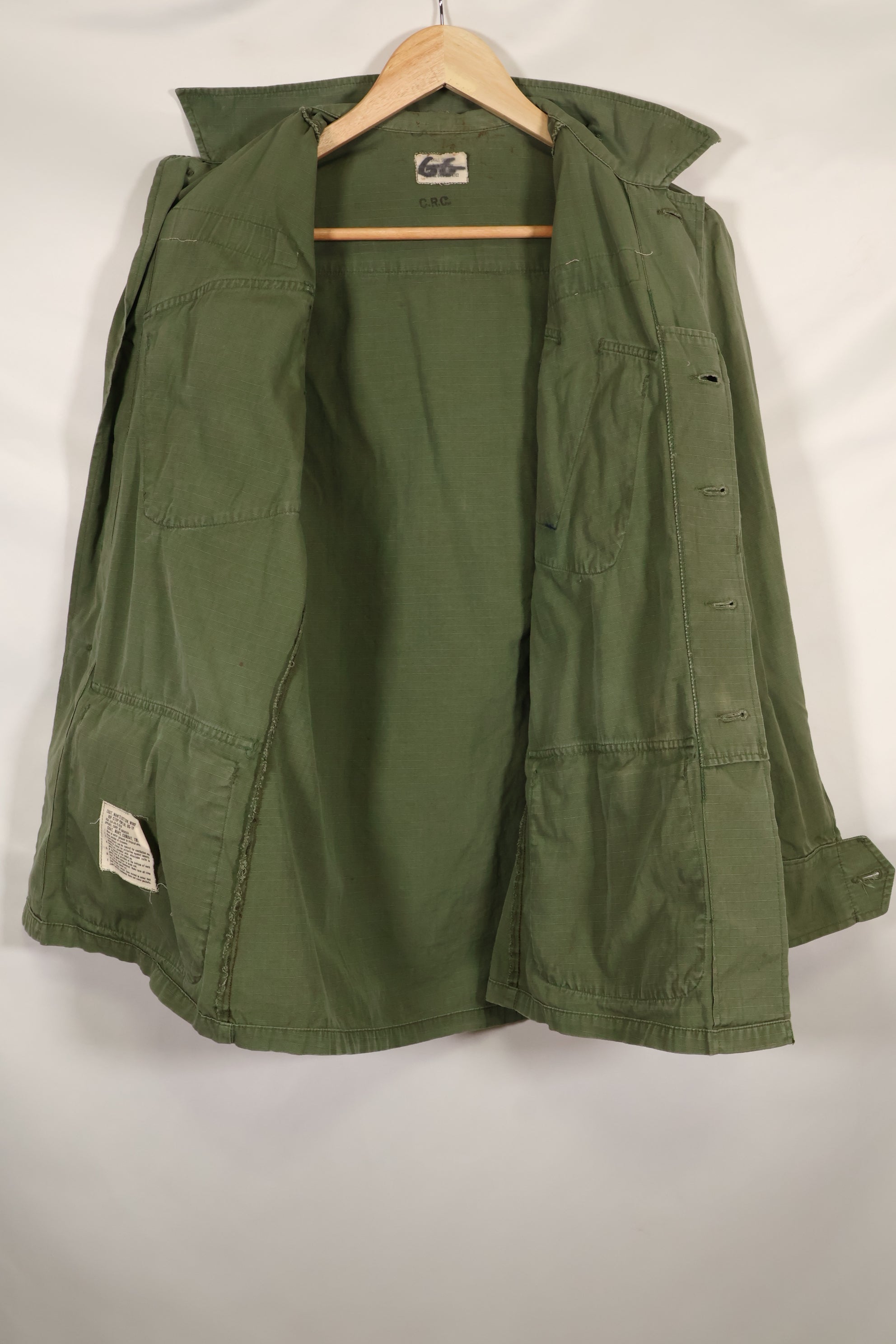 1968年契約　X-SMALL-SHORT　4th Model ジャングルファティーグ　ジャケット　中古品　映画会社放出