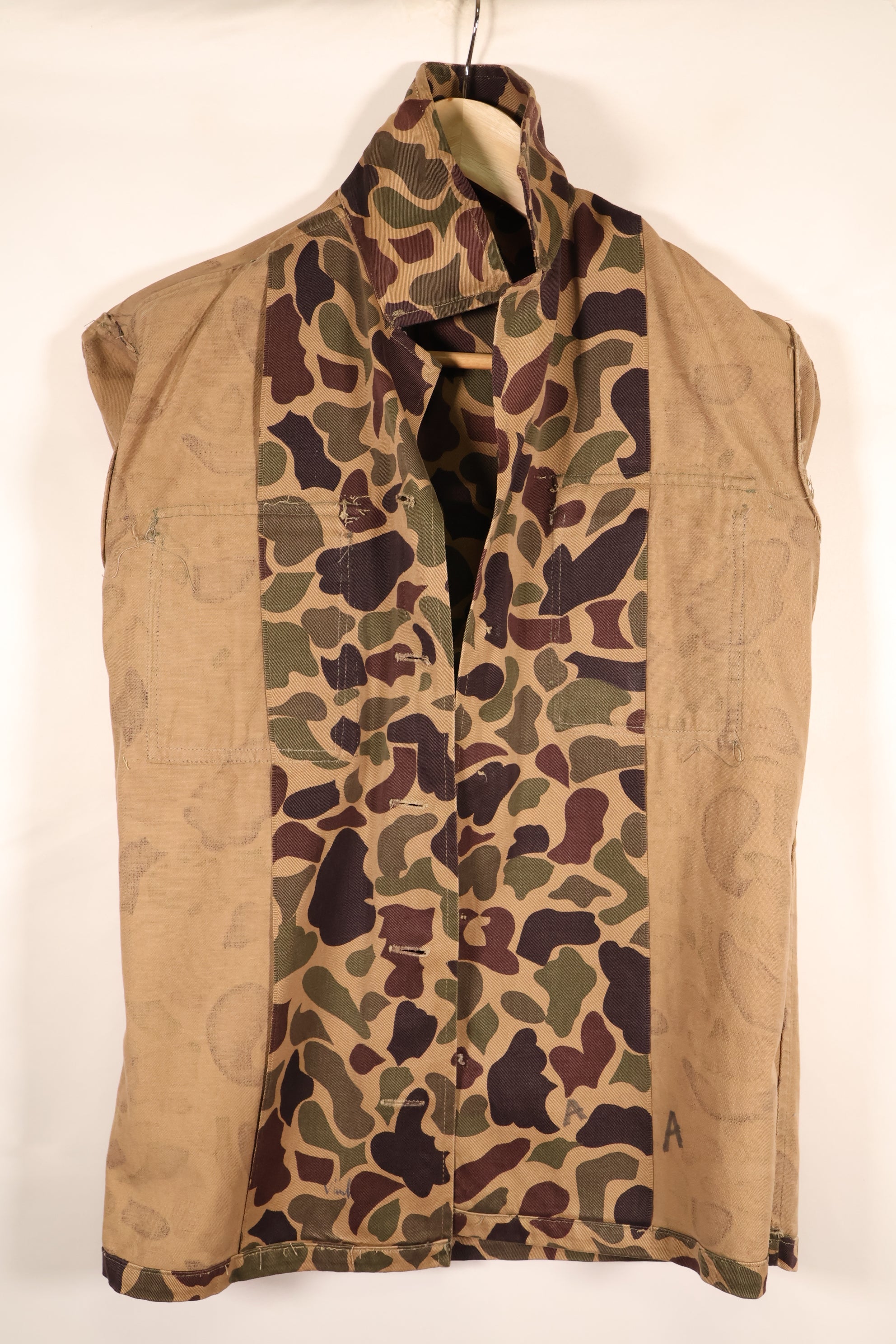 1960年代前半　Asianカット　CIDG　ベオガム迷彩　ローカルメイド フロッグスキン迷彩　中古品