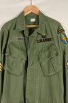 1967年頃　S-L　グリーンベレー兵士　3rd Model ジャングルファティーグ　ジャケット　退色あり　中古品