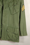 1967年頃　S-L　グリーンベレー兵士　3rd Model ジャングルファティーグ　ジャケット　退色あり　中古品