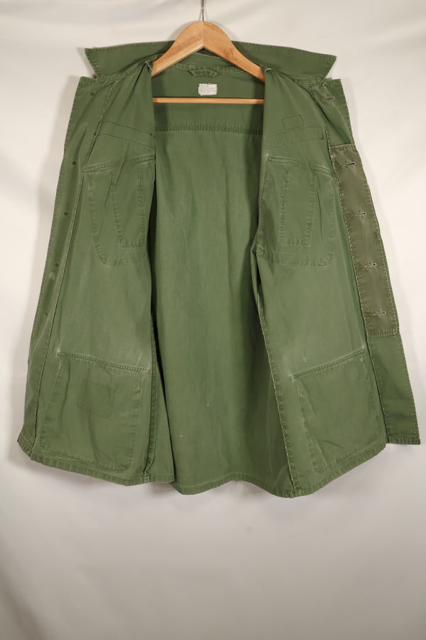1967年頃　S-L　グリーンベレー兵士　3rd Model ジャングルファティーグ　ジャケット　退色あり　中古品