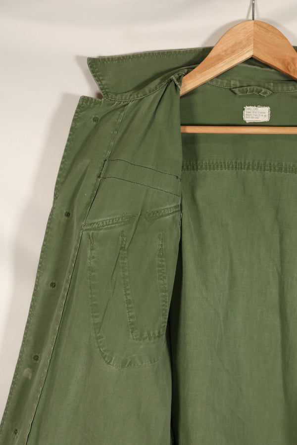 1967年頃　S-L　グリーンベレー兵士　3rd Model ジャングルファティーグ　ジャケット　退色あり　中古品