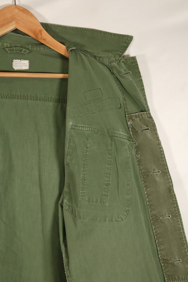 1967年頃　S-L　グリーンベレー兵士　3rd Model ジャングルファティーグ　ジャケット　退色あり　中古品
