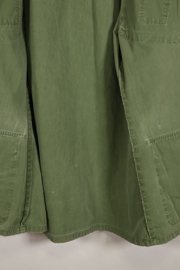 1967年頃　S-L　グリーンベレー兵士　3rd Model ジャングルファティーグ　ジャケット　退色あり　中古品