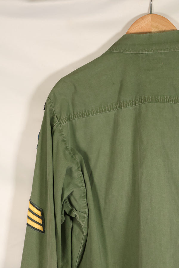 1967年頃　S-L　グリーンベレー兵士　3rd Model ジャングルファティーグ　ジャケット　退色あり　中古品