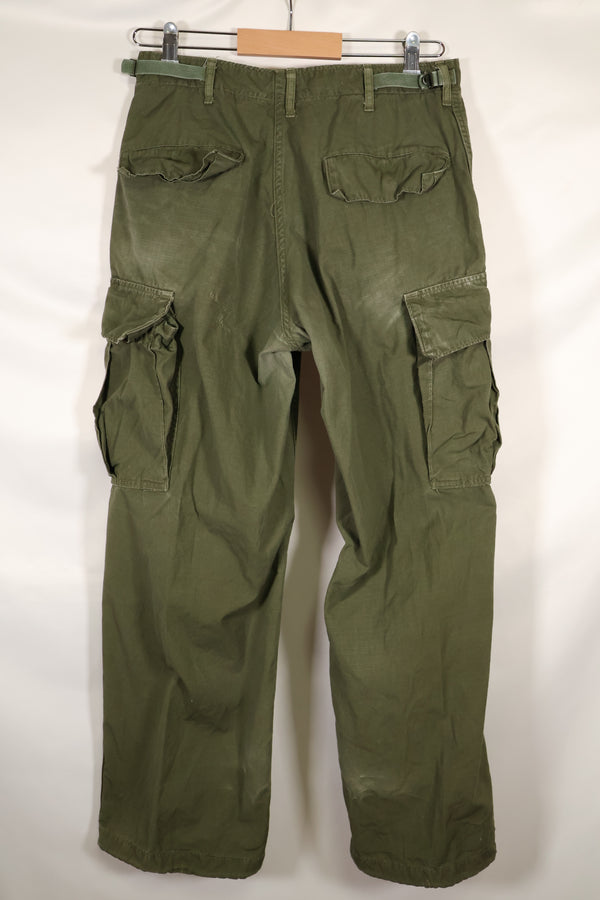 1969年頃　S-Rサイズ　4th Model ジャングルファティーグ　パンツ　中古品　映画会社放出