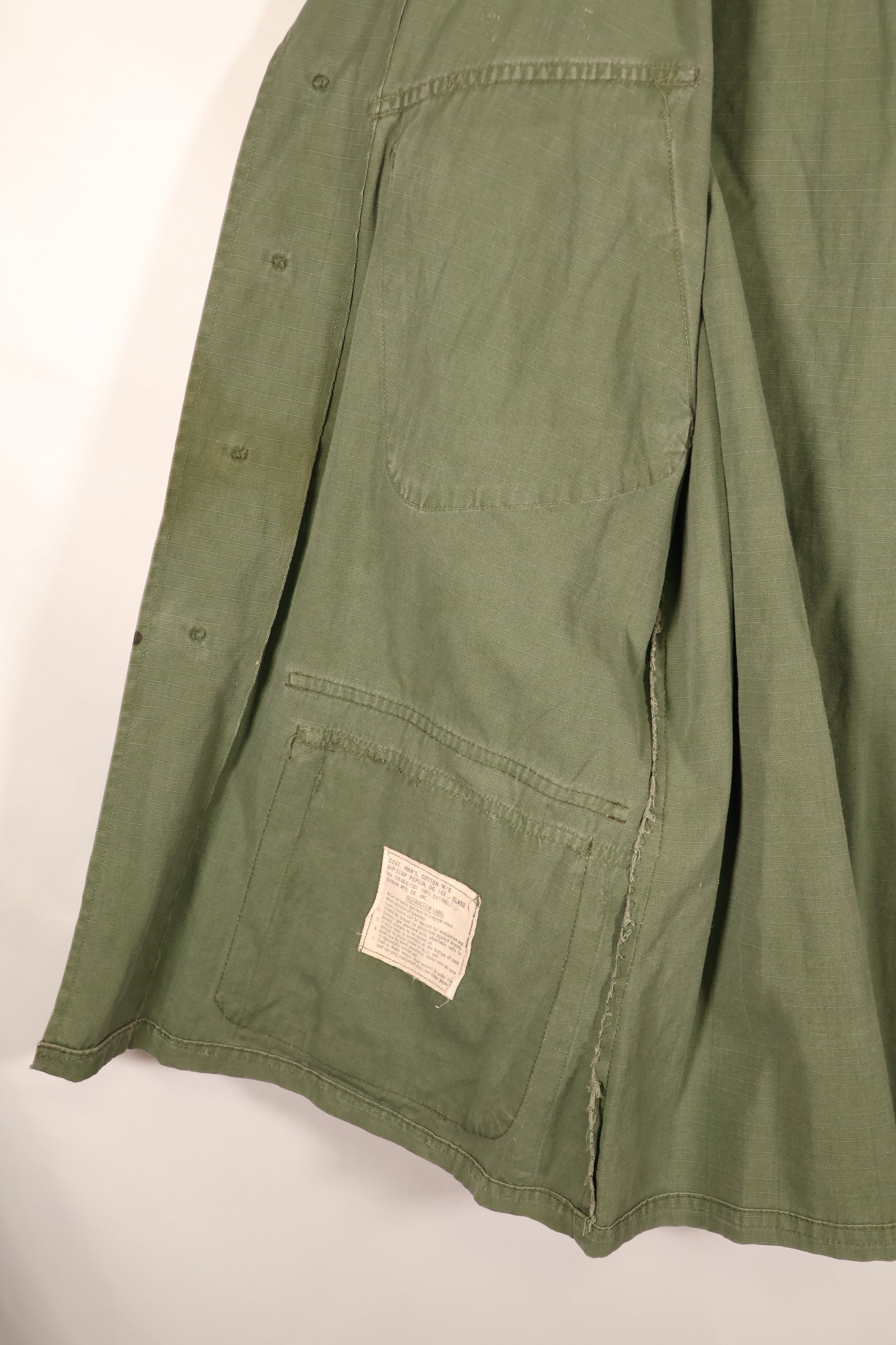 1969年契約　M-S　4th Model ジャングルファティーグ　ジャケット　退色あり　中古品