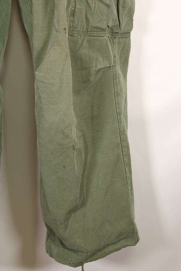 1968年頃　S-Rサイズ　4th Model ジャングルファティーグ　パンツ　中古品　映画会社放出