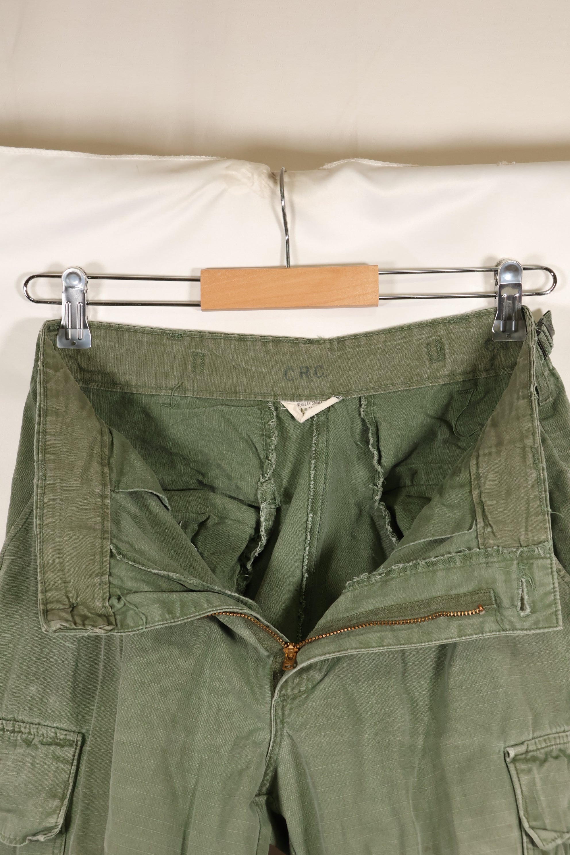 1968年頃　S-Rサイズ　4th Model ジャングルファティーグ　パンツ　中古品　映画会社放出