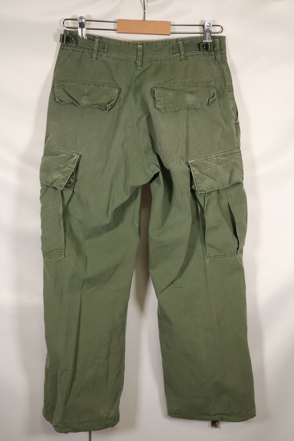 1968年頃　S-Rサイズ　4th Model ジャングルファティーグ　パンツ　中古品　映画会社放出
