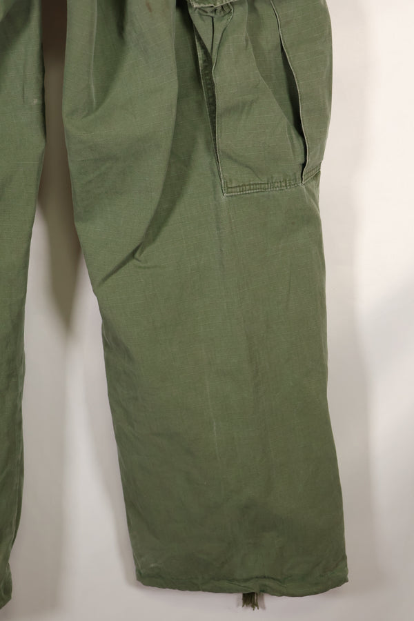 1968年頃　S-Rサイズ　4th Model ジャングルファティーグ　パンツ　中古品　映画会社放出