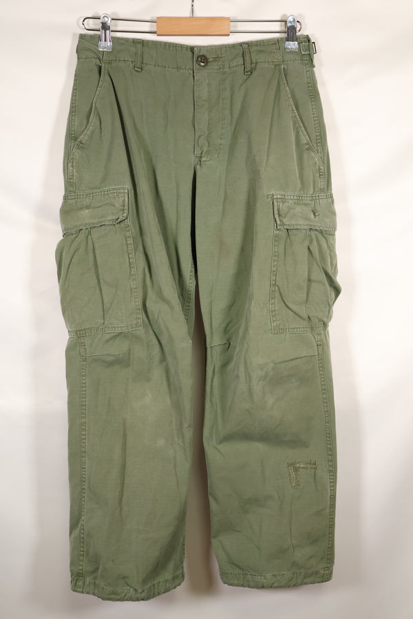 1969年頃　S-Sサイズ　4th Model ジャングルファティーグ　パンツ　中古品　映画会社放出 C