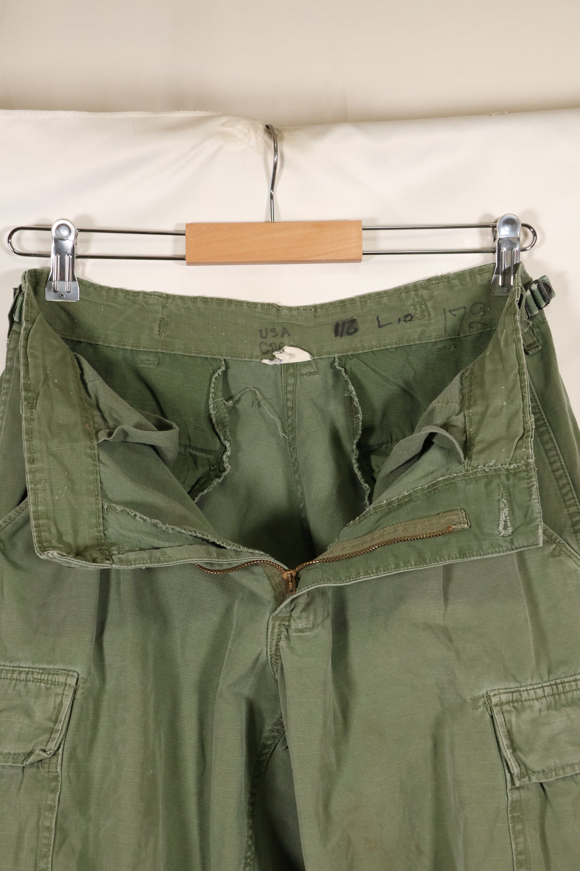 1969年頃　S-Sサイズ　4th Model ジャングルファティーグ　パンツ　中古品　映画会社放出 C