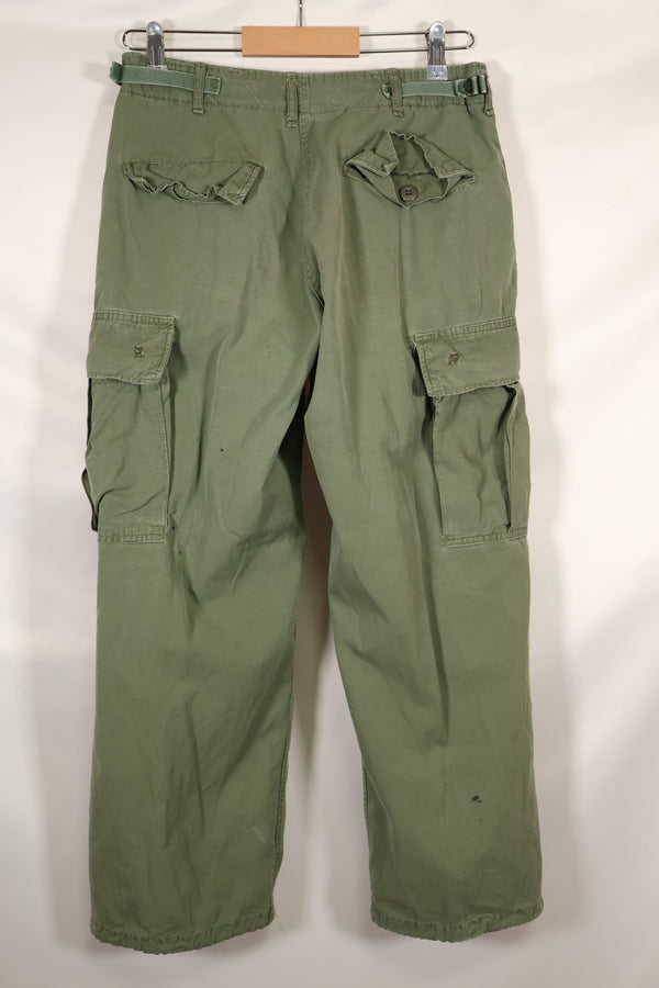 1969年頃　S-Sサイズ　4th Model ジャングルファティーグ　パンツ　中古品　映画会社放出 C