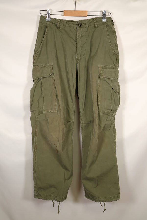 1969年頃　S-Sサイズ　4th Model ジャングルファティーグ　パンツ　中古品　映画会社放出 D