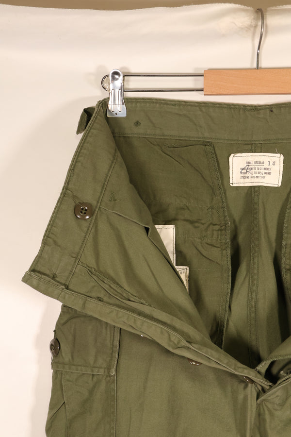 1964年契約　S-R　アメリカ軍　1st Model ジャングルファティーグ　パンツ　状態良い　中古品