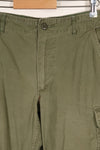 1969年頃　S-Sサイズ　4th Model ジャングルファティーグ　パンツ　中古品　映画会社放出 E