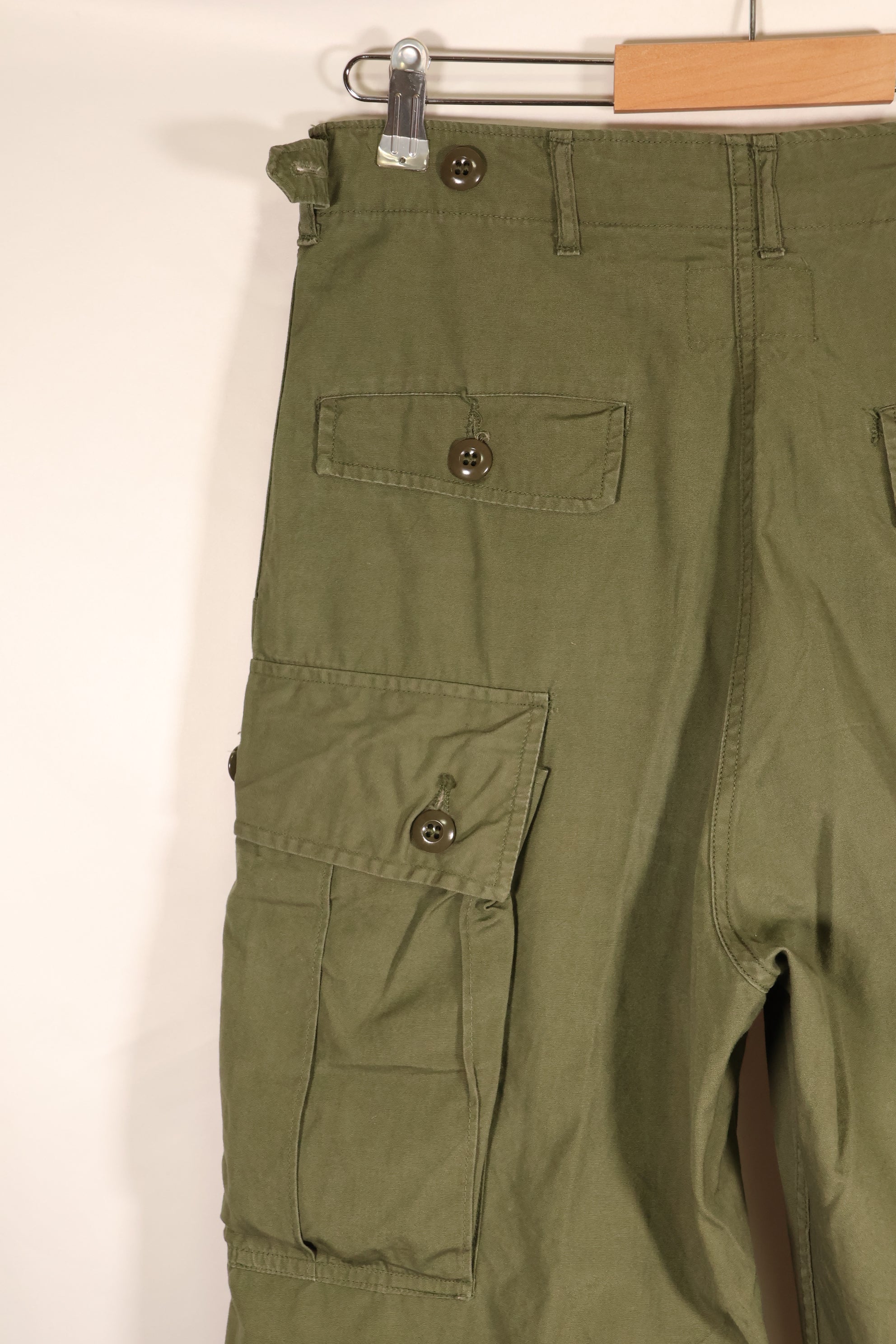 1964年契約　S-R　アメリカ軍　1st Model ジャングルファティーグ　パンツ　状態良い　中古品