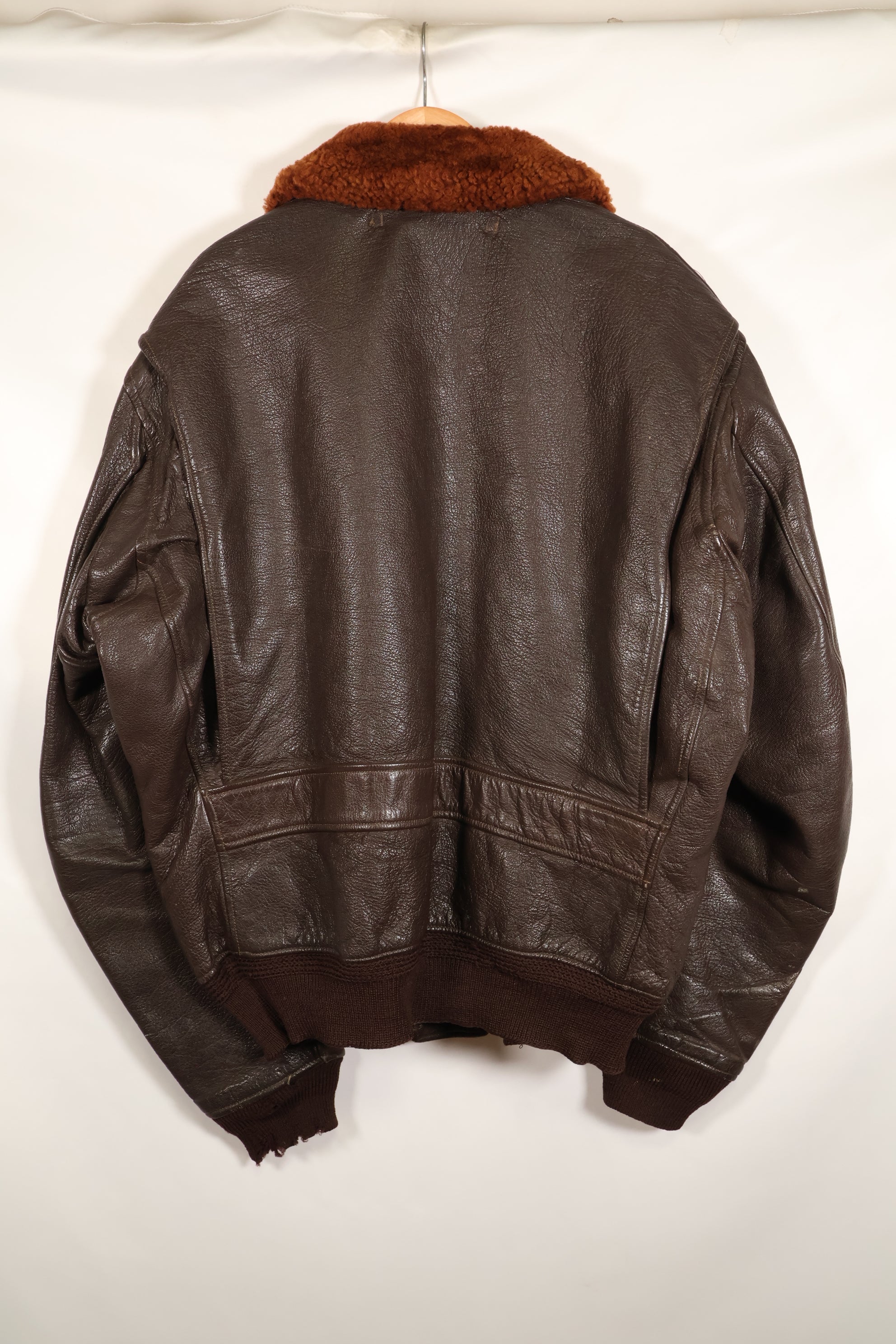 1950年代ロット　サイズ 46　J-7823　アメリカ海軍　G-1　フライトジャケット　初期ロット　中古品