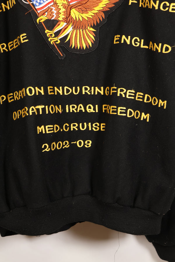 2002-03　アメリカ海軍　Operation Iraqi Freedom クルーズツアージャケット　個人調達品　中古品
