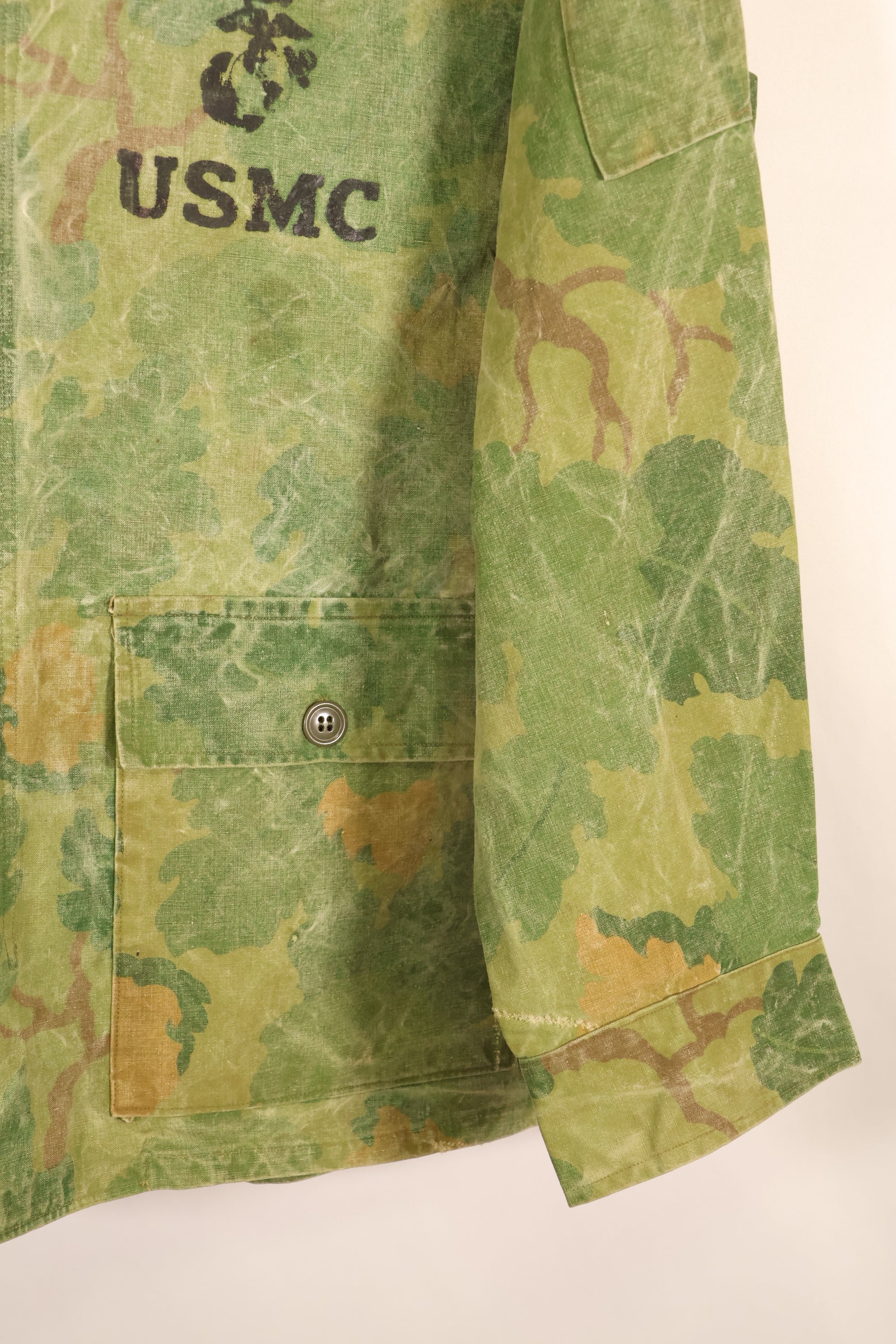 推定1960年代後半頃　ローカルメイド品　ミッチェル迷彩　USMC　迷彩ジャケット　中古品