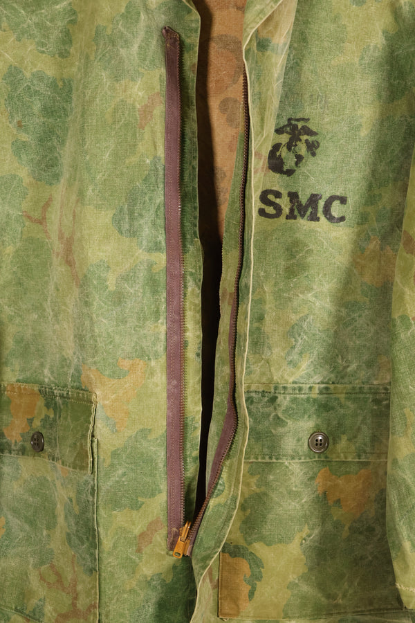 推定1960年代後半頃　ローカルメイド品　ミッチェル迷彩　USMC　迷彩ジャケット　中古品