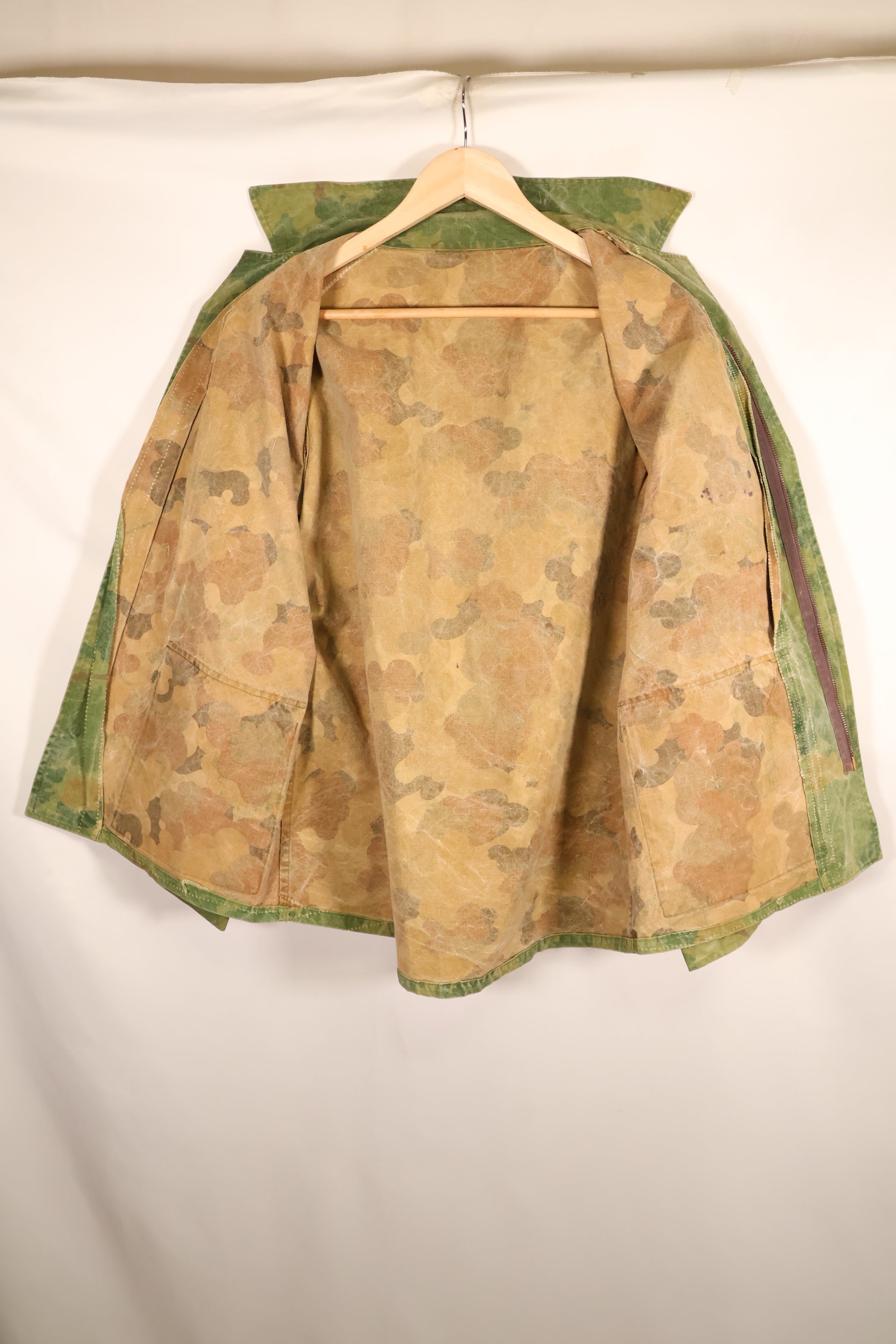 推定1960年代後半頃　ローカルメイド品　ミッチェル迷彩　USMC　迷彩ジャケット　中古品