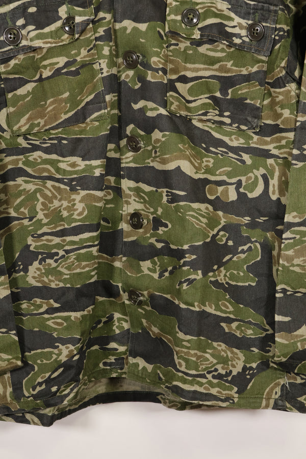 1960年代　タイガーストライプ　シャツ　CIDGパターン　状態良い　中古品　B